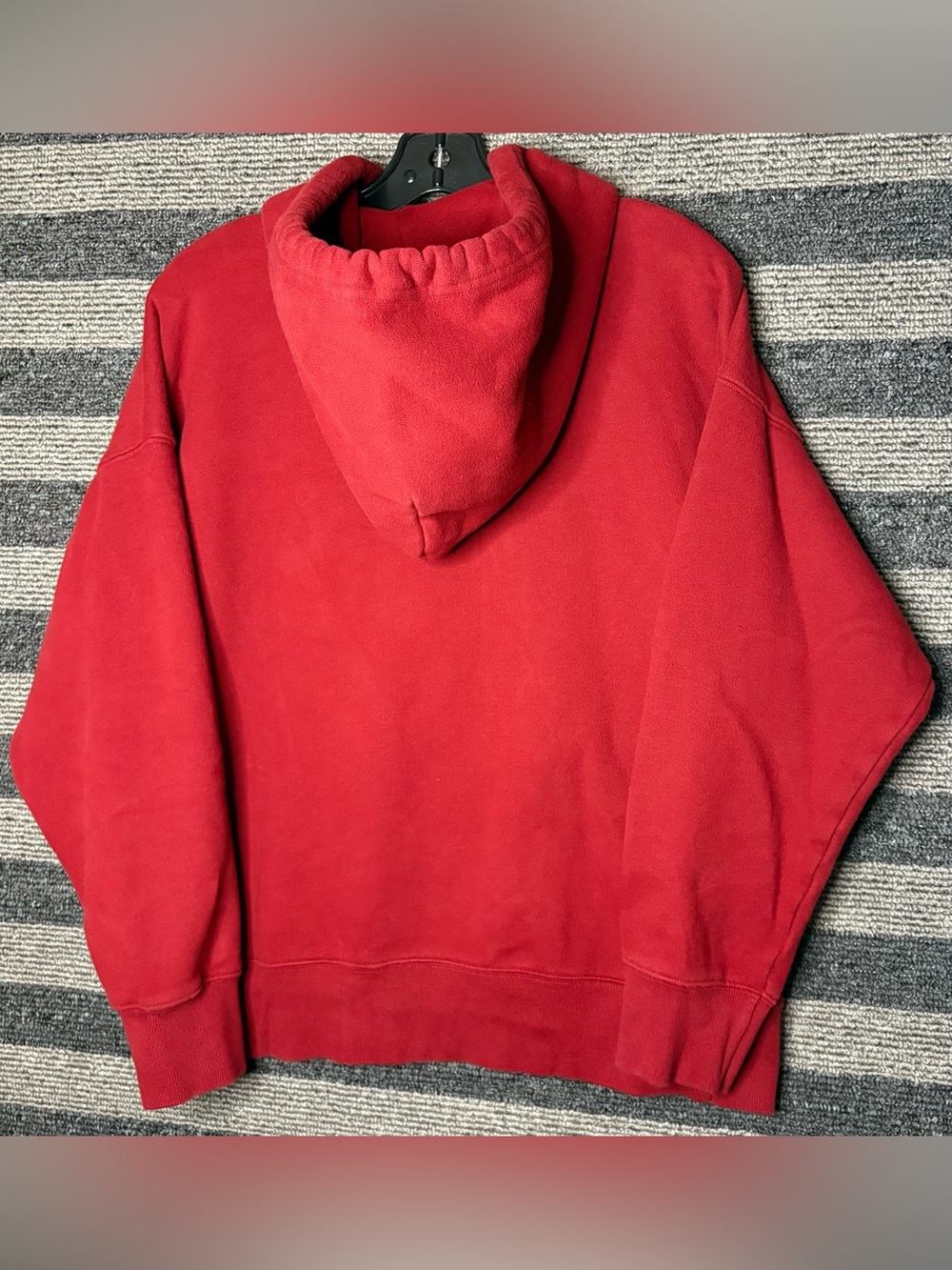 TNA Airy Fleece Women's Red Pullover Hoodie Sweatshirt Size 1 XS Oversized Boxy - Picture 7 of 7